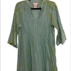 Soft Surroundings Size PM 100% Cotton Dress